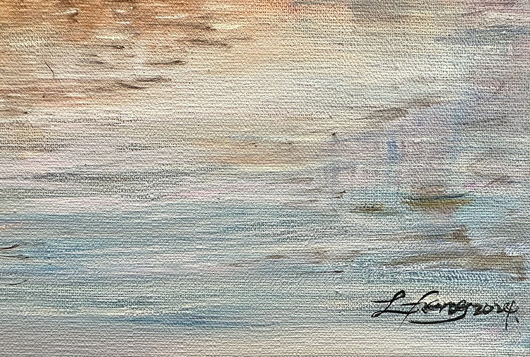 梁峰 黄昏河畔