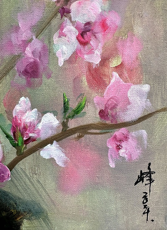 梁峰 春之韵·桃花开