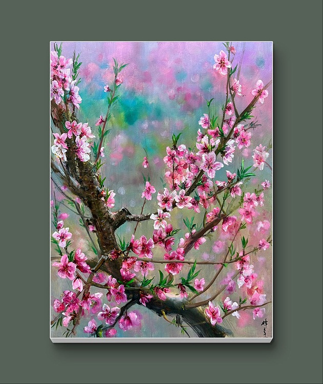 梁峰 春之韵·桃花开