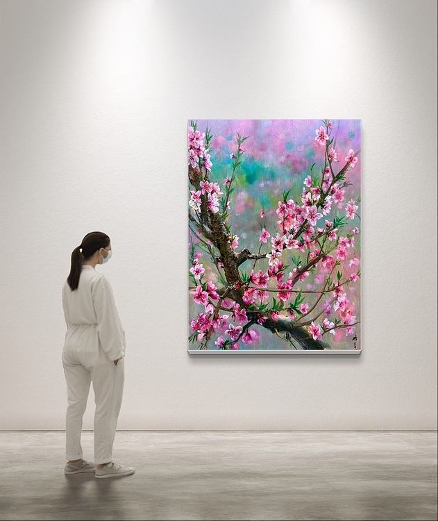 梁峰 春之韵·桃花开