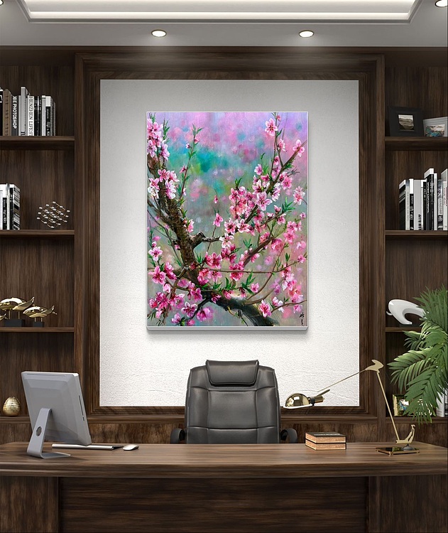 梁峰 春之韵·桃花开