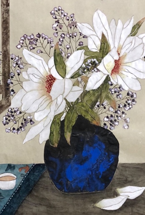 雪中寒蕊 花瓶花卉