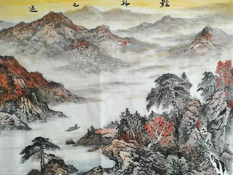 职业书画家 于恩沛 轻重已过万重山