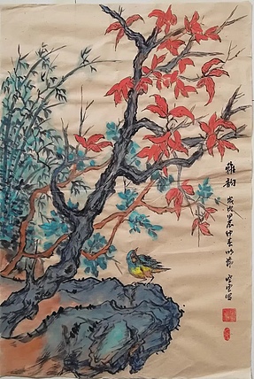 胡强 中华海峡国画研究会常务理事 特聘职业书画家 空靈 雅韵