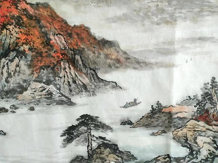 职业书画家 于恩沛 轻重已过万重山