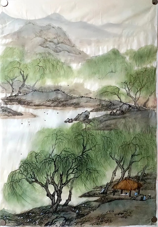 青年书画家 七汐 原创山水