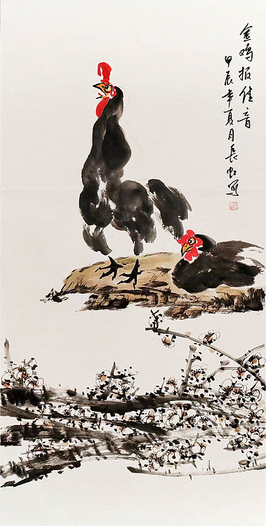 中国国画家协会理事 著名艺术家 谢长虹 精品国画作品