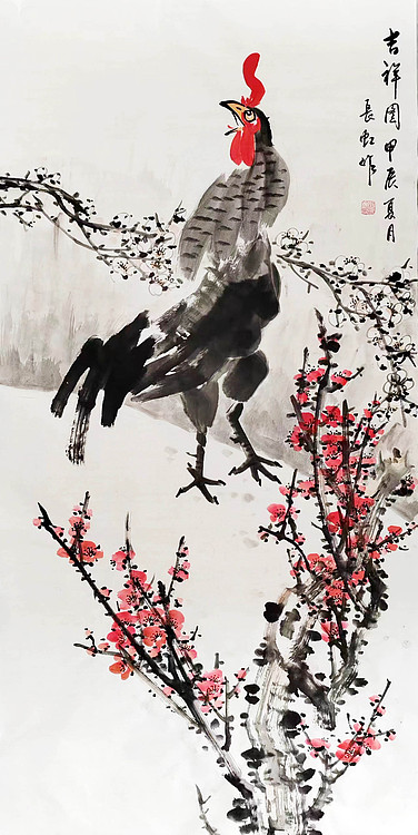 中国国画家协会理事 著名艺术家 谢长虹 精品国画作品