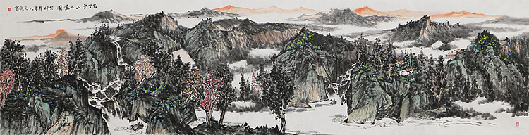 甘肃省美术家协会会员 梁元龙 精品山水
