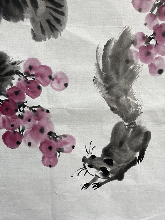 江苏省花鸟画研究会会员  邵红艳 觅趣