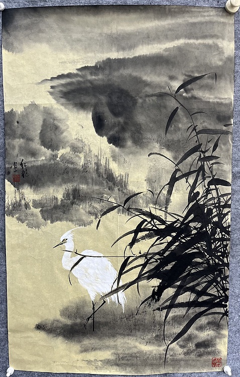 江苏省花鸟画研究会会员  邵红艳 野趣