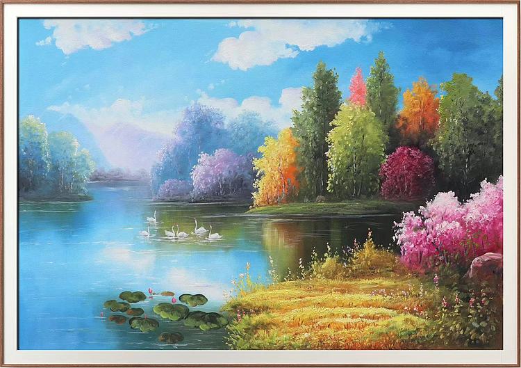 胡冰 纯手绘精品油画
