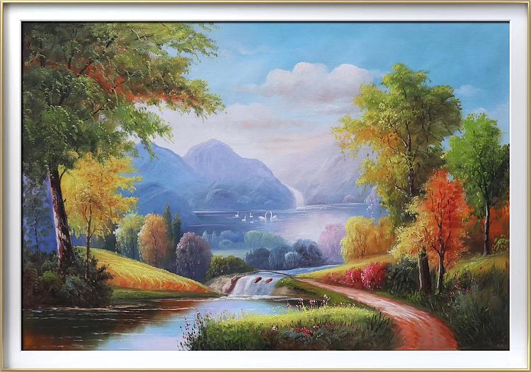 胡冰 纯手绘精品油画