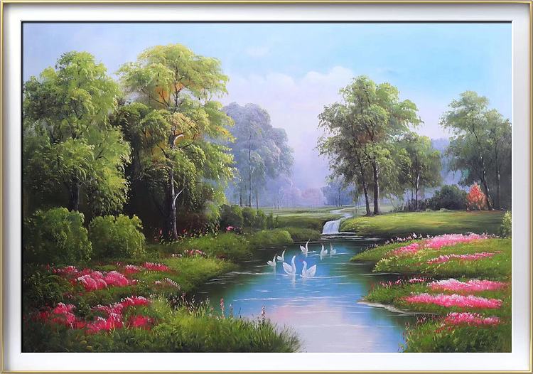 胡冰 纯手绘油画
