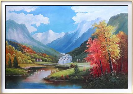 胡冰 纯手绘精品油画