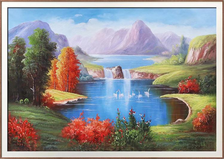 胡冰 纯手绘精品油画