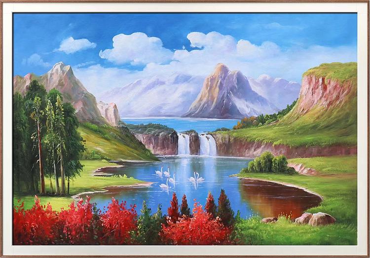 胡冰 纯手绘精品油画