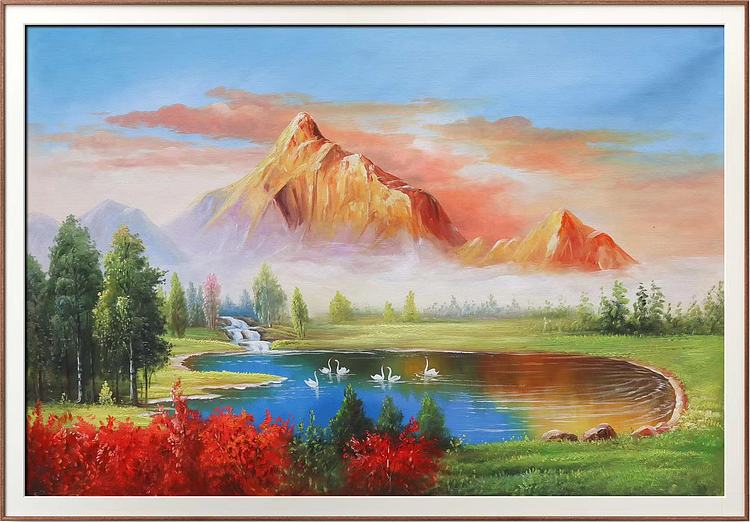 胡冰 纯手绘精品油画