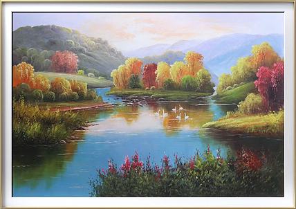 胡冰 纯手绘精品油画