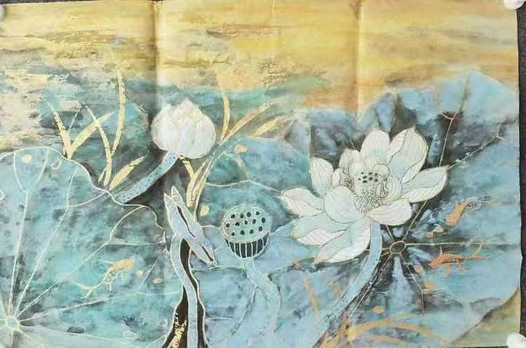著名画家石齐学生 何金雨 精品国画