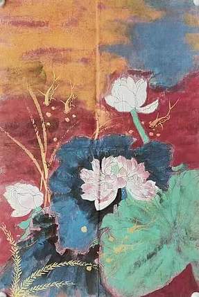 著名画家石齐学生 何金雨 精品国画