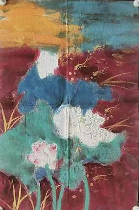 著名画家石齐学生 何金雨 精品国画