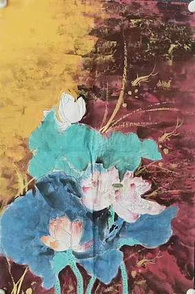 著名画家石齐学生 何金雨 精品国画