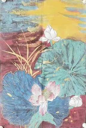著名画家石齐学生 何金雨 精品国画