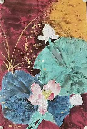 著名画家石齐学生 何金雨 精品国画