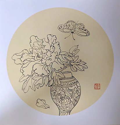 王新 牡丹富贵