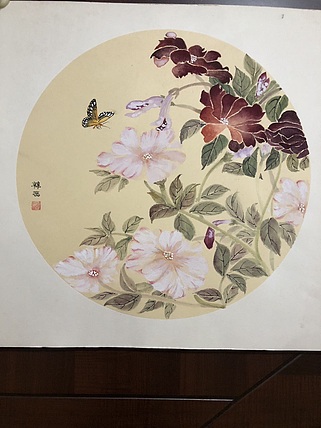 雪中寒蕊 没骨花卉