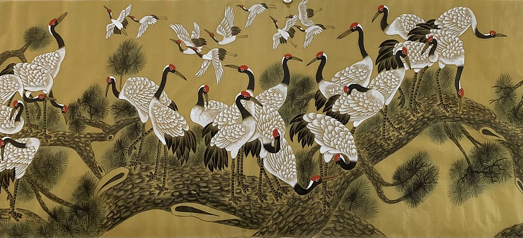王振兴 百鹤呈祥