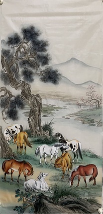 王振兴 八骏图
