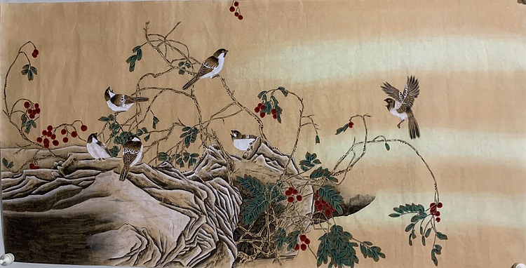 王振兴 花鸟