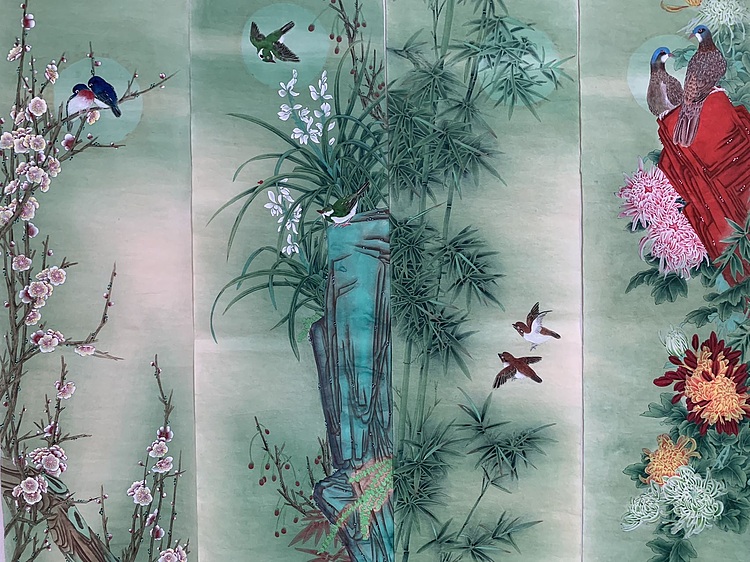 王振兴 梅兰竹菊