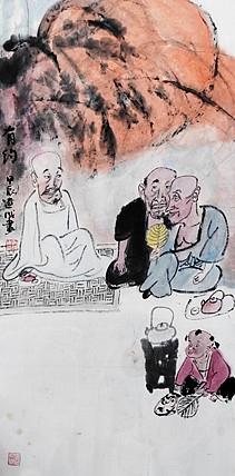 甘肃省美术家协会会员 当代著名人物画家 包辽成
