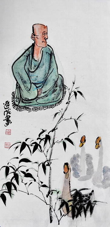 甘肃省美术家协会会员 当代著名人物画家 包辽成