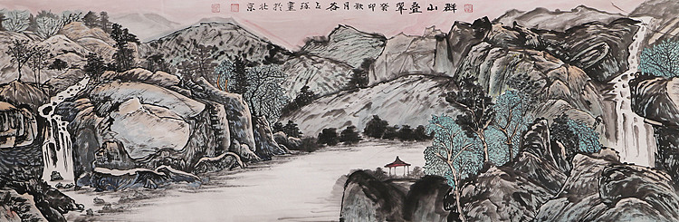 李可染画院画家，黑龙江省美术家协会会员&mdash;&mdash;谷占琛