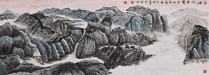 李可染画院画家，黑龙江省美术家协会会员&mdash;&mdash;谷占琛
