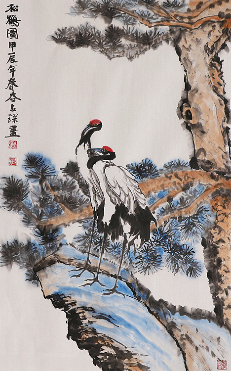 李可染画院画家，黑龙江省美术家协会会员——谷占琛