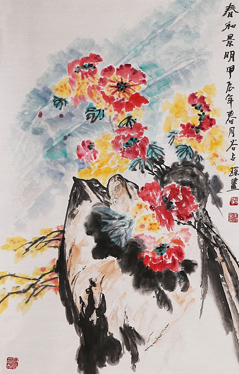 李可染画院画家，黑龙江省美术家协会会员——谷占琛