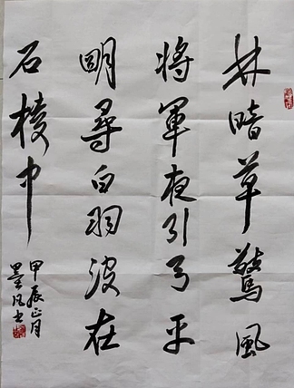 郑义泉 行书作品