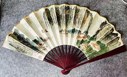 宫平 十寸折扇