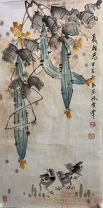 佟广伟 〈长相思〉省美协会员张大千笫四代传人。