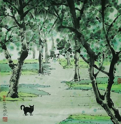 西安美术学院 青年潜力艺术家 宁晓永 精品国画