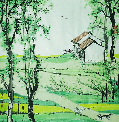 西安美术学院 青年潜力艺术家 宁晓永 精品国画