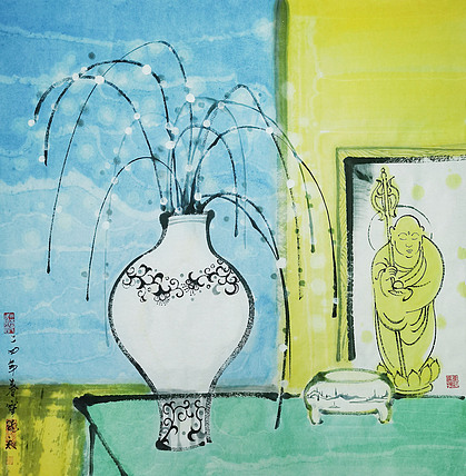 西安美术学院 青年潜力艺术家 宁晓永 精品国画
