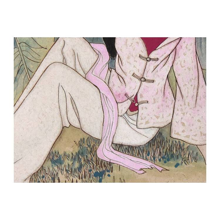 河北美协会员 张思俭《倩影图》人物 71 72