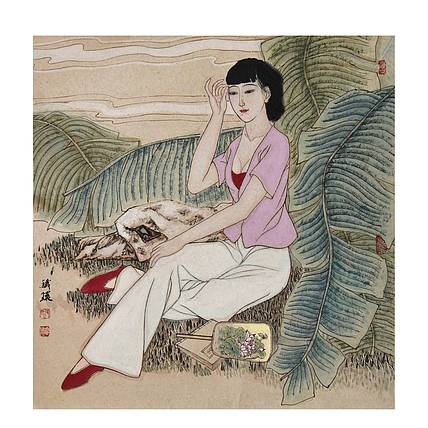 河北美协会员 张思俭《风韵》人物 71 72