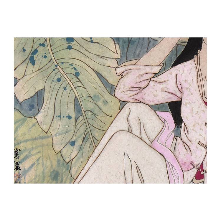 河北美协会员 张思俭《倩影图》人物 71 72